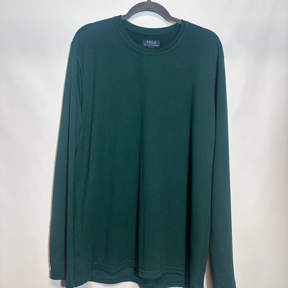 Polo by Ralph Lauren Men's Green Long Sleeve Shirt Size L